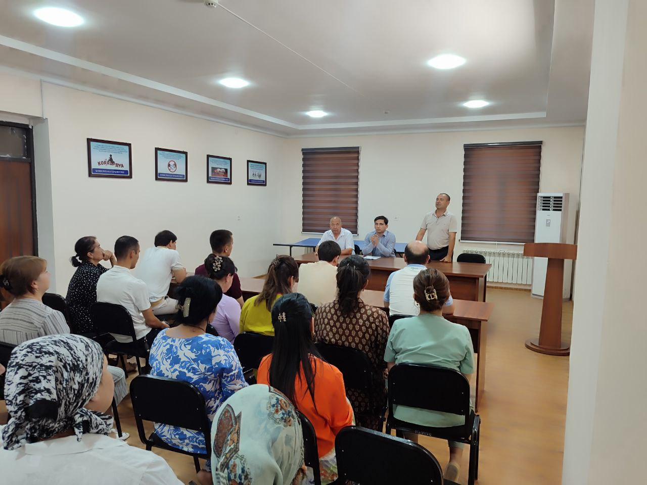 Korrupsiyaga qarshi kurashish oyligi mavzusida targ`ibot va tushuntirish ishlari