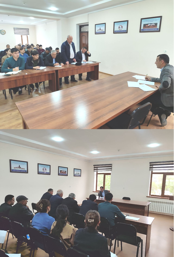 Bugun bo‘limimizda "Manfaatlar to‘qnashuvi va korrupsiyaga qarshi kurash" mavzusida umumiy yig‘ilish o‘tkazildi.